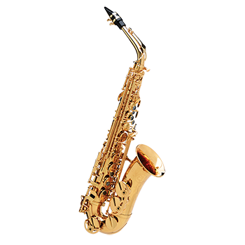 Senzo Altsaxophon – Messing – Lack – Geformtes Etui, Riemen, Gigbag